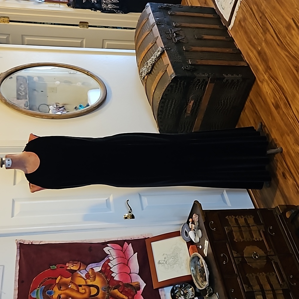 Jessica McClintock 90's Vintage Velvet Dress